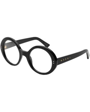 Marni Mao Eobilo Sunglasses Acetate Round - Black