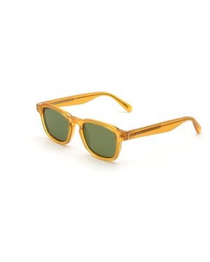 Retrosuperfuture Xy8 Luce Sereno Sunglasses Acetate Squared Normal - Yellow