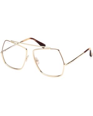 Max Mara Mm5118-B 032 Optical Frames Metal Geometric Normal - Black