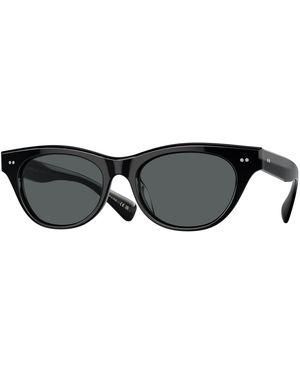 Oliver Peoples Ov5541Su Avelin 1005P2 Sunglasses Acetate Butterfly Polarized - Black