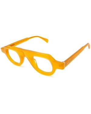 Xlab Borneo Optical Frames Acetate Round Anti-Glare Antiriflesso - Yellow