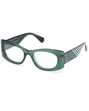 MAX&Co. Mo5184 093 Optical Frames Injected Geometric Normal - Black