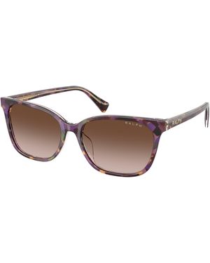 Ralph Lauren Ra5348U 630313 Sunglasses Acetate Squared Normal Nuanced - Black