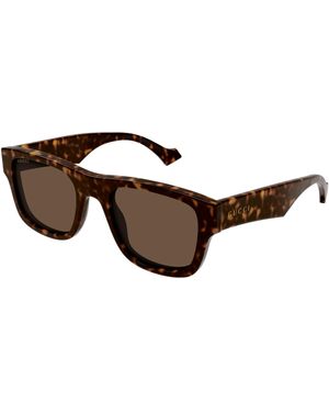 Gucci Gg1427S 003 Sunglasses Acetate Squared Normal - Black