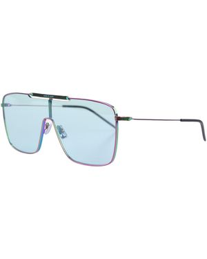 Italia Independent Loyd 0321 Olg.000 Outlet Sunglasses Metal Light Mask Normal - Blue
