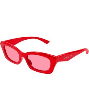 McQueen Am0474S 003 Sunglasses Acetate Squared