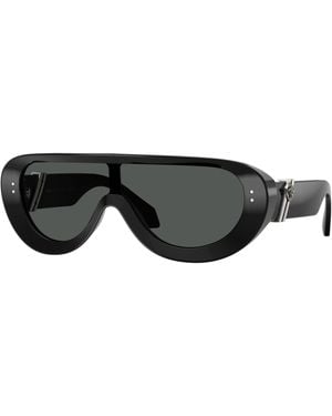 Versace Ve4521U Gb1/87 Sunglasses Acetate Pilot Normal - Black