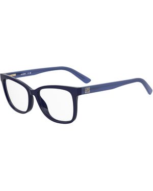 Moschino Mol660 807 Optical Frames Acetate Squared Normal - Black