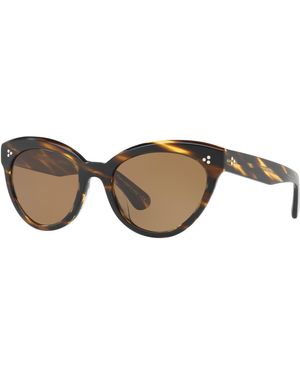 Oliver Peoples Ov5355Su Roella 100383 Sunglasses Acetate Cat Eye Polarized - Black