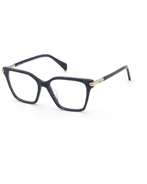Blumarine Vbm257 700 Optical Frames Acetate Geometric - Black