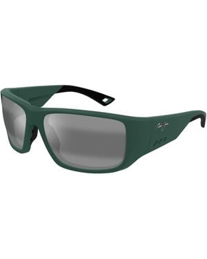 Maui Jim Mj0664Sa 003 Sunglasses Injected Squared - Black