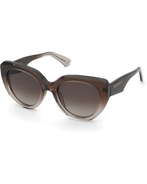 Nina Ricci Snr404 0Acz Sunglasses Acetate Butterfly Normal Nuanced - Black