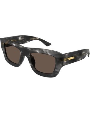 Bottega Veneta Bv1357S 002 Sunglasses Acetate Squared - Black