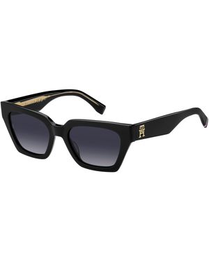 Tommy Hilfiger Th 2101/S 807/9O Sunglasses Acetate Geometric Shaded - Black