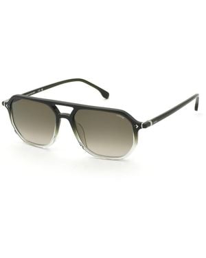 Lozza Sl4388 Roma 11 06Pc Sunglasses Acetate Squared Normal Nuanced - Black