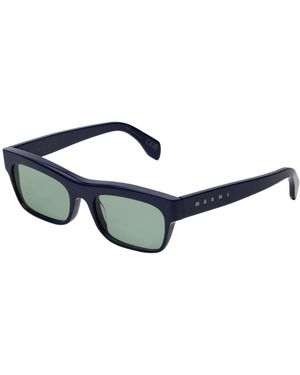 Marni 8Jc Angdoa Deep Sunglasses Acetate Squared - Black