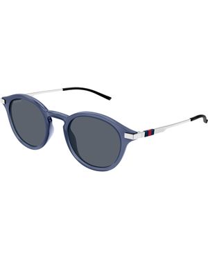 Gucci Gg1890S 004 Sunglasses Acetate Round - Black
