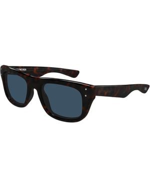 Balenciaga Bb0521S 003 Sunglasses Acetate Squared - Black