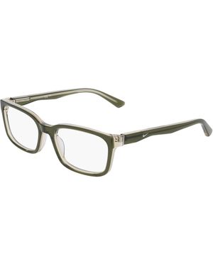 Nike 7181 318 Optical Frames Acetate Squared Normal - Black