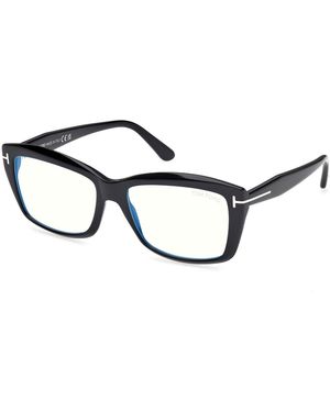 Tom Ford Ft6173-B 1 Optical Frames Acetate Squared Normal - Black