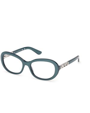 Guess Gm50065 87 Optical Frames Acetate Round Normal - Black