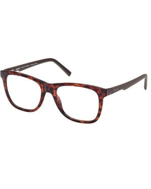 Timberland Tb50108 52 Optical Frames Injected Squared Normal - Black