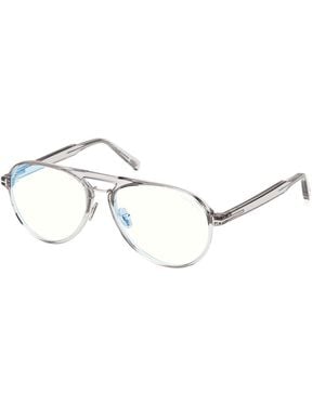 Tom Ford Ft5981-B 020 Optical Frames Injected Pilot Normal - Black