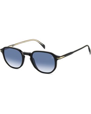 David Beckham Db 1140/S 807/08 Sunglasses Acetate Geometric Shaded - Black