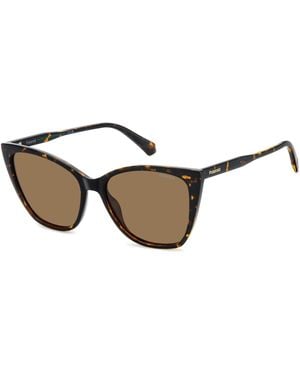 Polaroid Pld 4181/S 086/Sp Sunglasses Polycarbonate Squared Polarized - Black