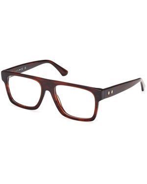 Web We5426 045 Optical Frames Acetate Squared Normal - Black