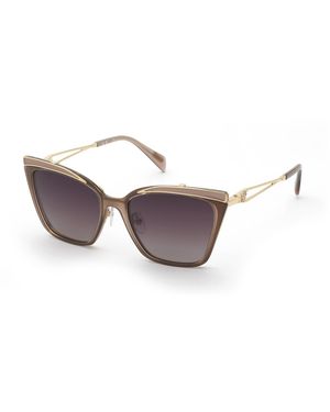 Blumarine Ubm225 33Mp Optical Frames Metal Squared Nuanced - Black