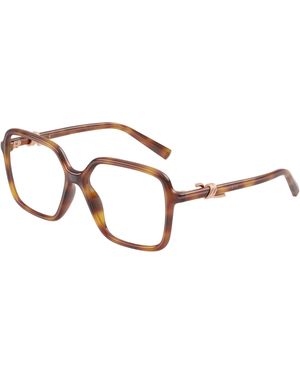 Tiffany & Co. Tf2295U 8466 Optical Frames Injected Transparent Squared Normal - Black