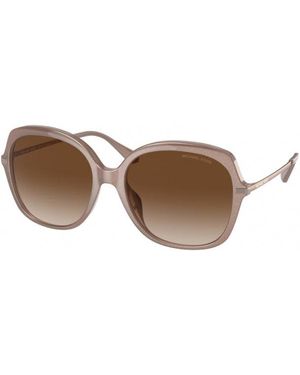 Michael Kors Mk2149U Geneva 390013 Sunglasses Injected Squared Normal Nuanced - Natural