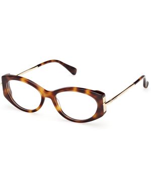 Max Mara Mm5204 052 Optical Frames Acetate Round Normal - Black