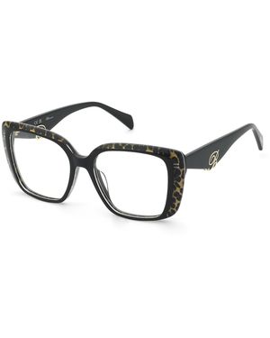 Blumarine Vbm895V 0Alf Optical Frames Acetate Squared - Black