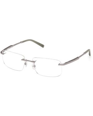 Timberland Tb50075 010 Optical Frames Metal Squared Normal - Black