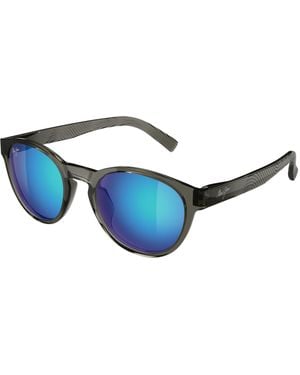 Maui Jim Mj0364S 004 Sunglasses Bio-Injected Round - Black