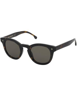 Lozza Sl4360 Ischia 6 04Bl Sunglasses Acetate Pantos Anti-Glare - Black