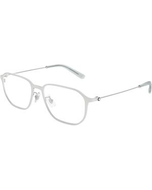 Montblanc Mb0465Oa 003 Optical Frames Metal Transparent Geometric - Black