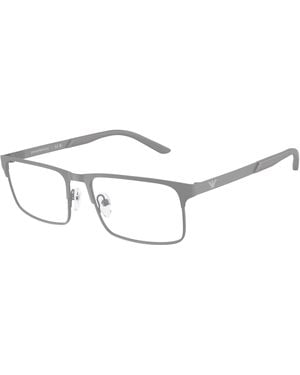 Emporio Armani Ea1170 3398 Optical Frames Metal Squared Normal - Black