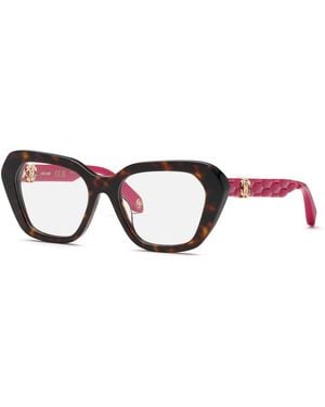 Roberto Cavalli Vrc070V 743 Optical Frames Acetate Geometric - Black