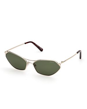 PUCCI Ep0224 32N Sunglasses Metal Geometric Normal - Green