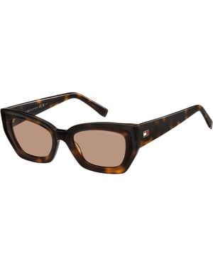 Tommy Hilfiger Th 2254/S 05L/70 Sunglasses Acetate Cat Eye Normal - Black