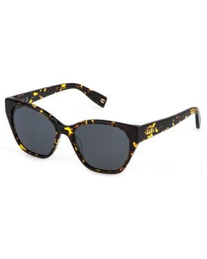 Furla Sfu733 Z62P Sunglasses Acetate Geometric - Black