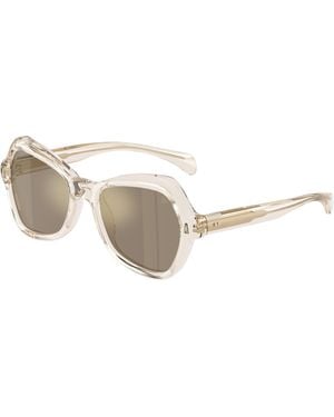 Moncler Me6036U Elizia 30035A Sunglasses Acetate Butterfly Mirror - Black