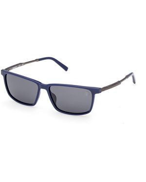 Timberland Tb00071 90D Sunglasses Injected Squared Polarized - Black
