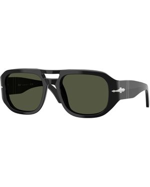 Persol Po3373S Vincent 95/31 Sunglasses Acetate Pilot Normal - Black