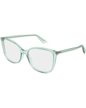Gucci Gg0026O 024 Optical Frames Acetate Transparent Cat Eye - Black