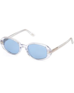 Tom Ford Ft1364 Iggy 26V Sunglasses Acetate Round Normal - Black