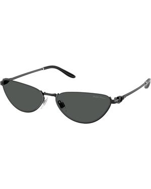 Ralph Lauren Rl7095 922387 Sunglasses Metal Cat Eye Normal - Black